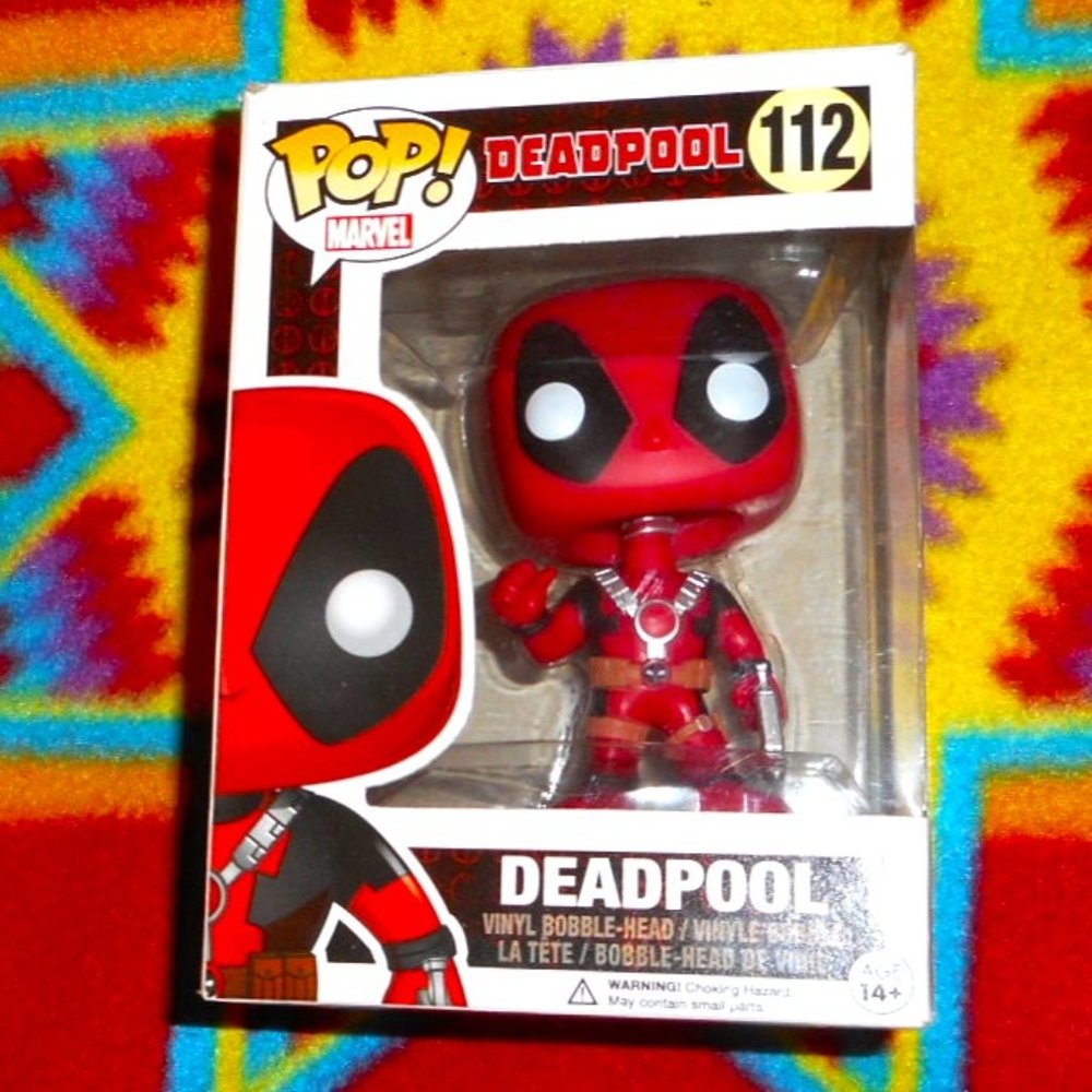 Funko Pop! Marvel - Deadpool (Thumb Up) #112 Vinyl Bobble Head Figure